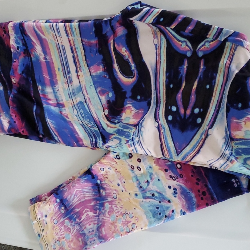 Lularoe TC leggings - Cosmic print. Never worn!